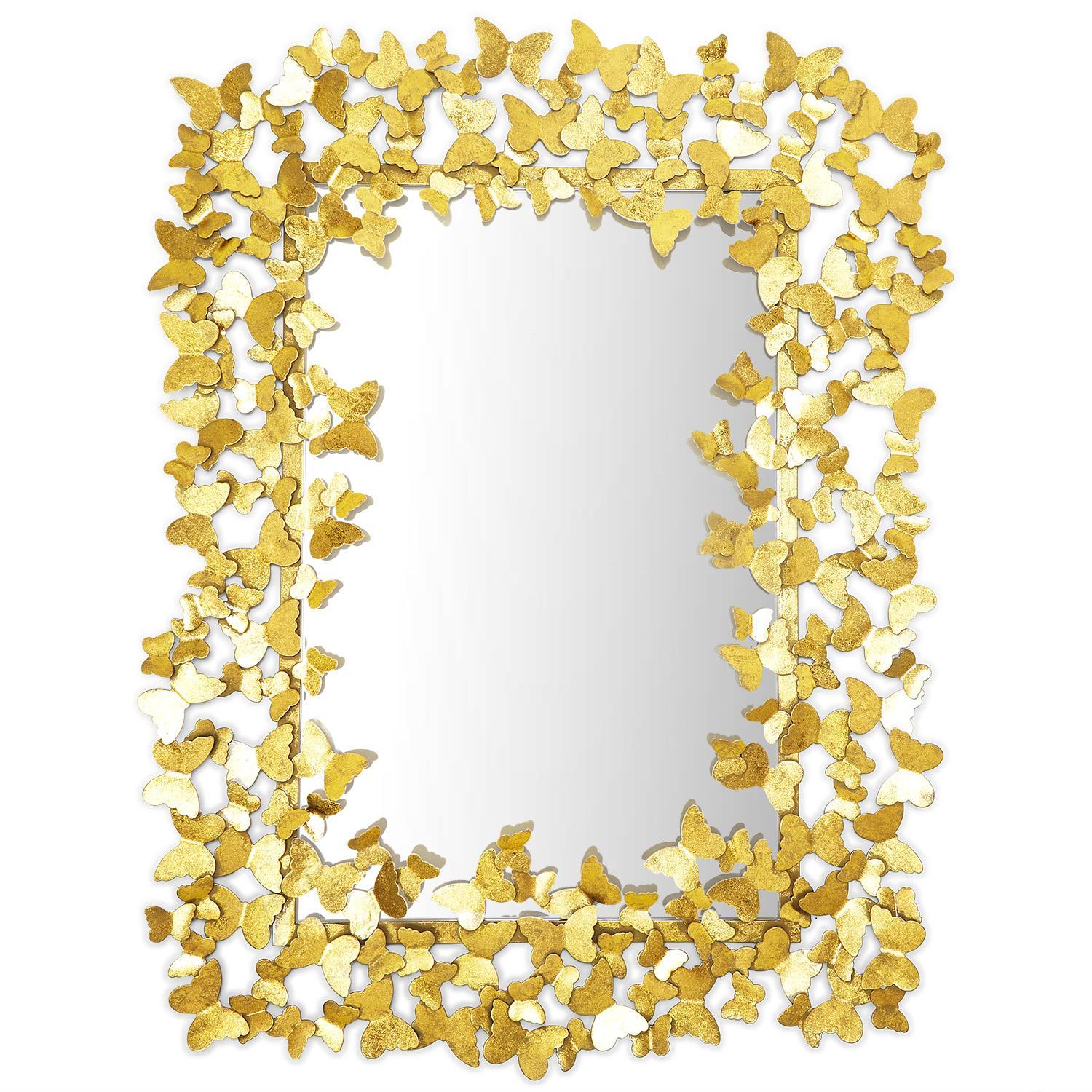 Olden Butterfly Wall Mirror By Tozai Home | Mirrors | Modishstore
