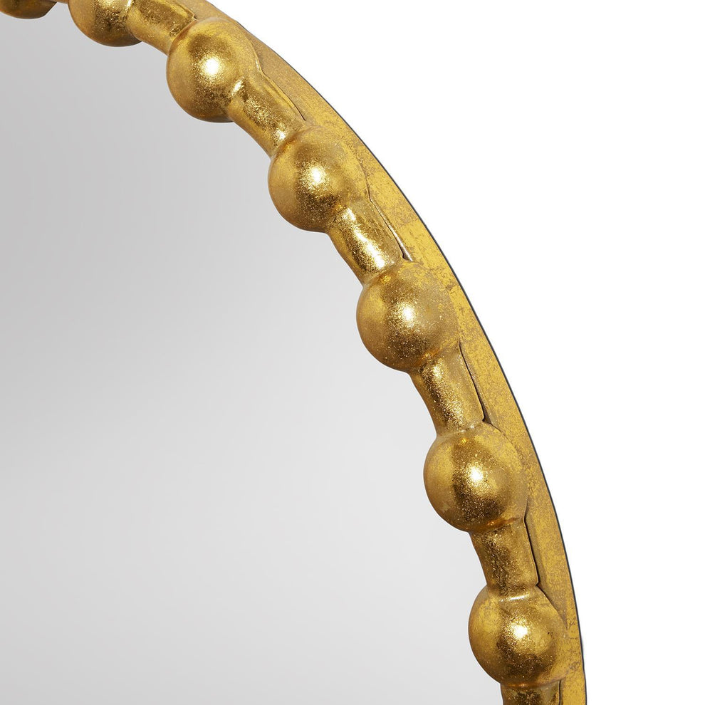 Raleigh Golden Mirror Wall Decor By Two's Company | Mirrors | Modishstore - 3