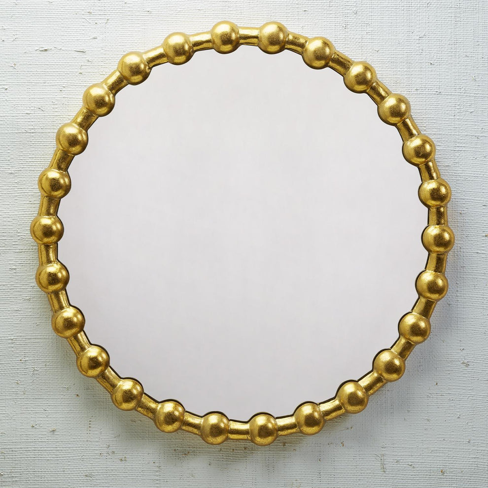 Raleigh Golden Mirror Wall Decor By Two's Company | Mirrors | Modishstore