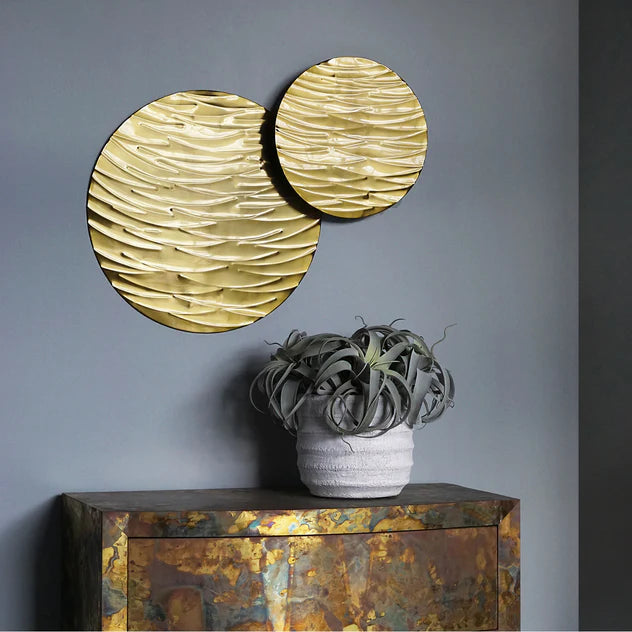 Ripple 21.25"D Wall Art By Gold Leaf Design Group | Wall Art | Modishstore