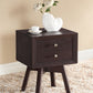 baxton studio warwick brown modern accent table and nightstand | Modish Furniture Store-2