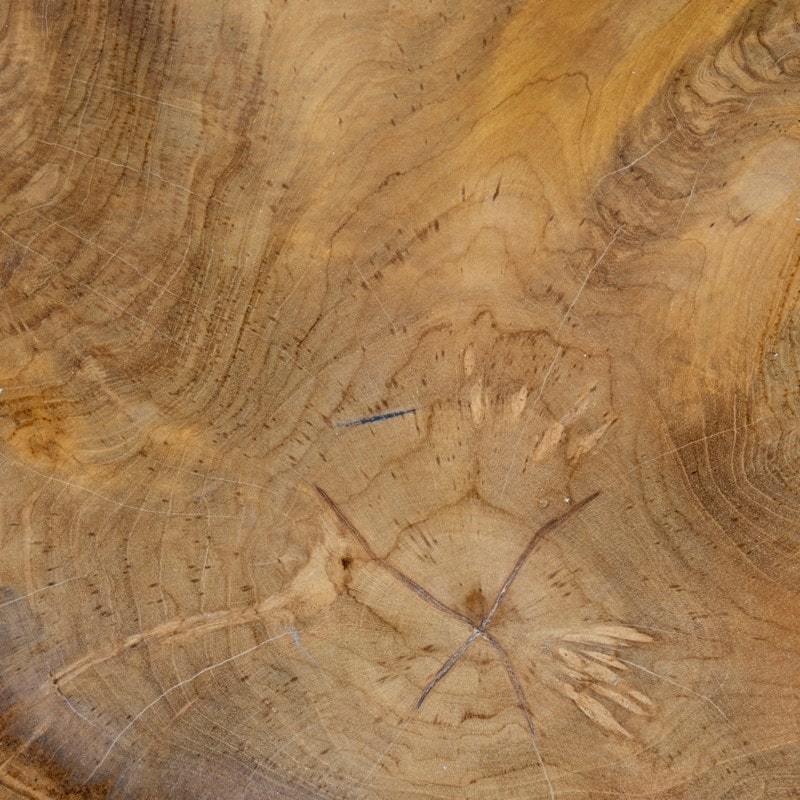 Burl Organic Teakwood Side Table by Jeffan | Side Tables | Modishstore - 4