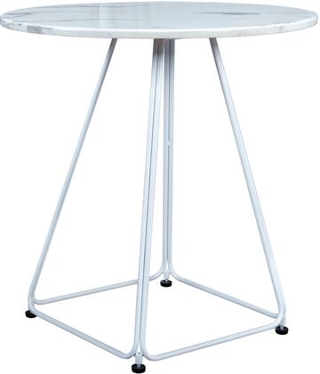 LeisureMod Spencer Modern Outdoor Patio Marble Top 27.56" Bistro Table | Outdoor Tables | Modishstore
