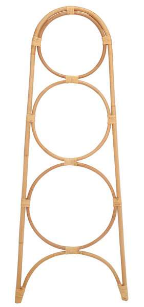 Safavieh Kino 3 Tier Towel Hanger - Natural |  | Modishstore