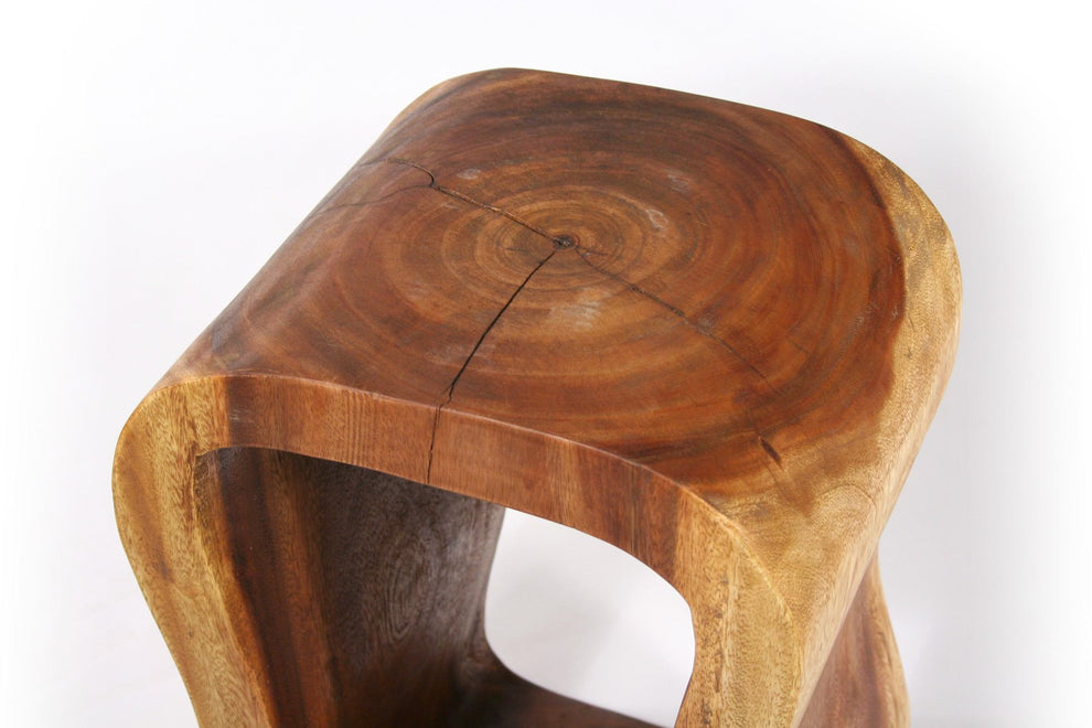 Strata Furniture Wave Bench in Walnut - 2