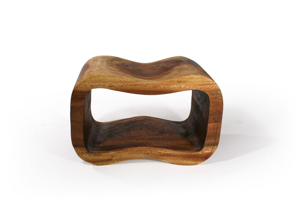 Strata Furniture Wave Bench in Walnut - 3