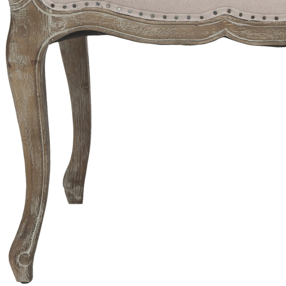 Safavieh Esther Arm Chair With Flat Black Nail Heads | Armchairs | Modishstore - 6