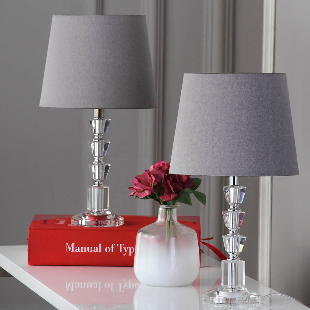 Safavieh Harlow Tiered Crystal Orb Lamp | Table Lamps | Modishstore - 1