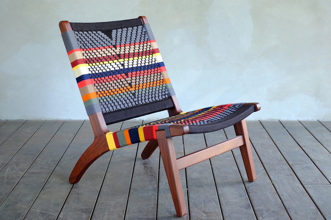 Masaya Lounge Chair, San Geronimo Pattern | Lounge Chairs | Modishstore - 4