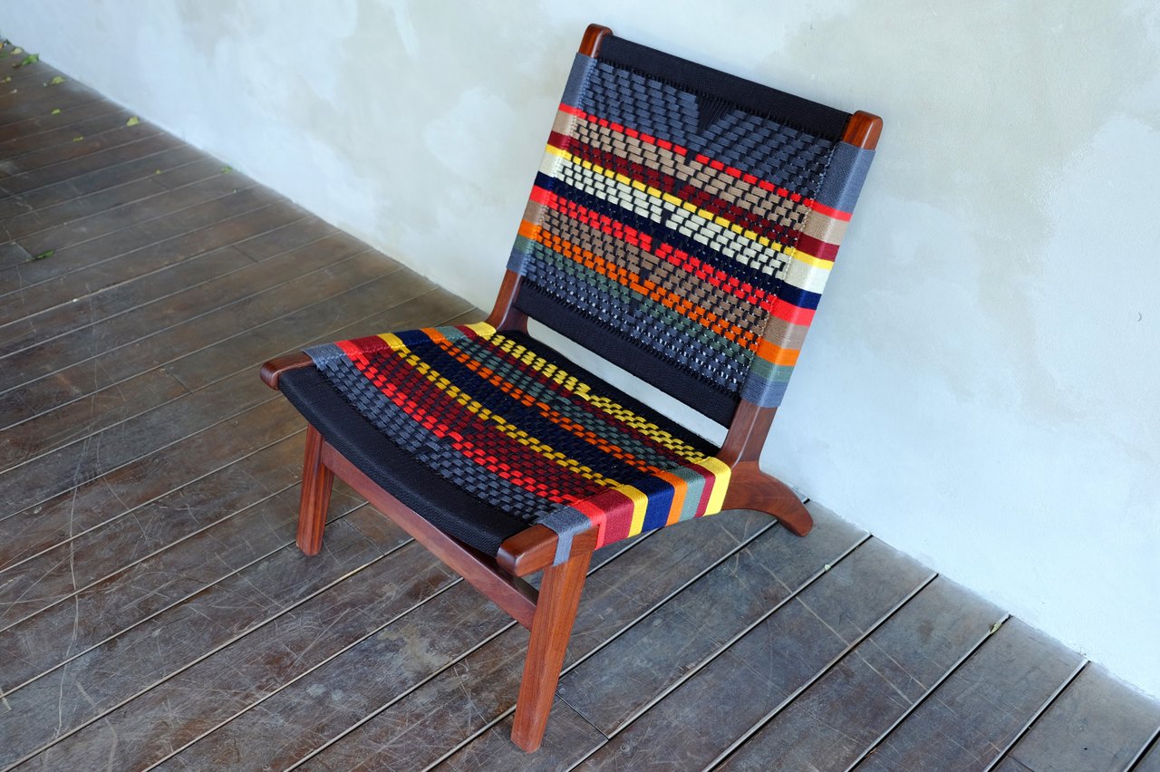 Masaya Lounge Chair, San Geronimo Pattern | Lounge Chairs | Modishstore - 3