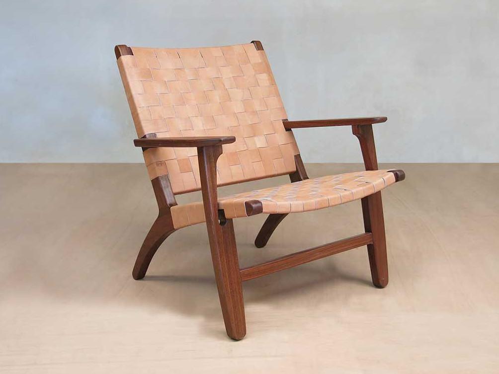 Masaya Abuelo Arm Chair, Leather | Armchairs | Modishstore - 7