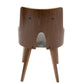 LumiSource Stella Padded Dining Chair - Set of 2 | Modishstore | Dining Chairs - 13