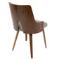 LumiSource Stella Padded Dining Chair - Set of 2 | Modishstore | Dining Chairs - 12