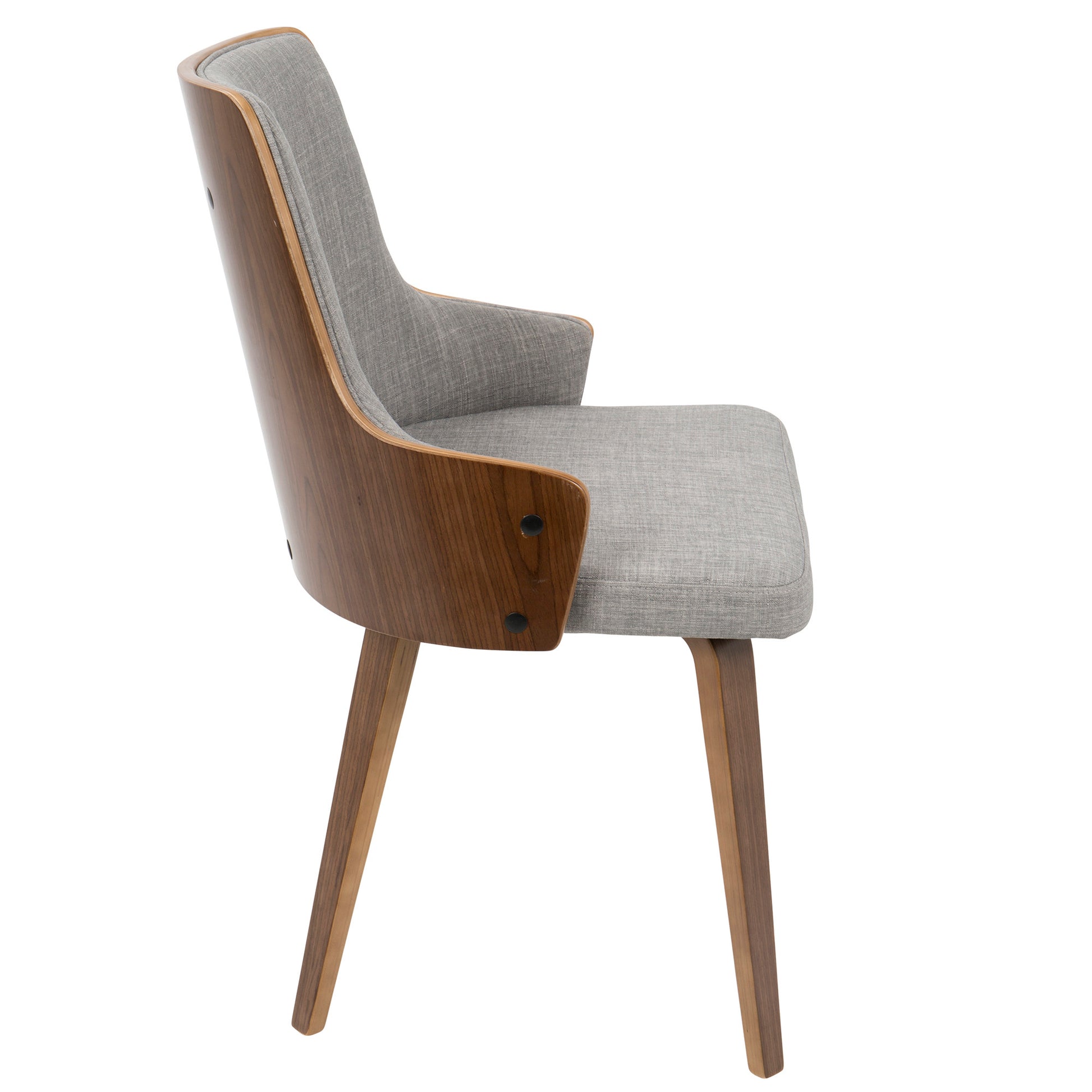 LumiSource Stella Padded Dining Chair - Set of 2 | Modishstore | Dining Chairs - 18