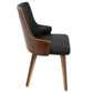 LumiSource Stella Padded Dining Chair - Set of 2 | Modishstore | Dining Chairs - 6
