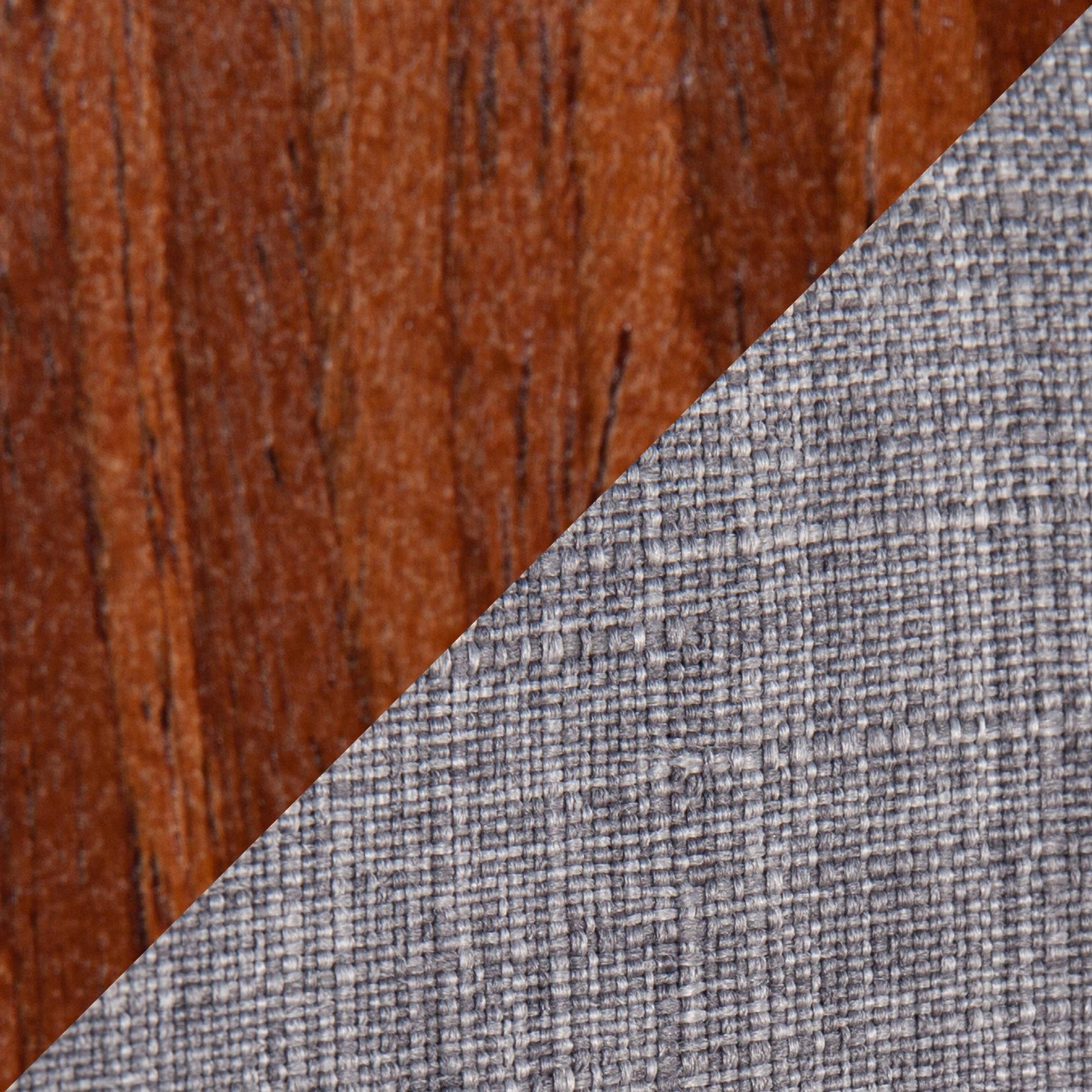 Stella 24" Mid-Century Modern Fixed Height Counter Stool with Swivel in Walnut and Light Grey Fabric By LumiSource - Set of 2 | Counter Stools | Modishstore - 5