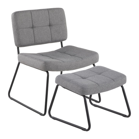 Stout Lounge Chair + Ottoman | Modishstore | Lounge Chairs
