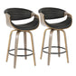LumiSource Symphony Counter Stool - Set of 2-5
