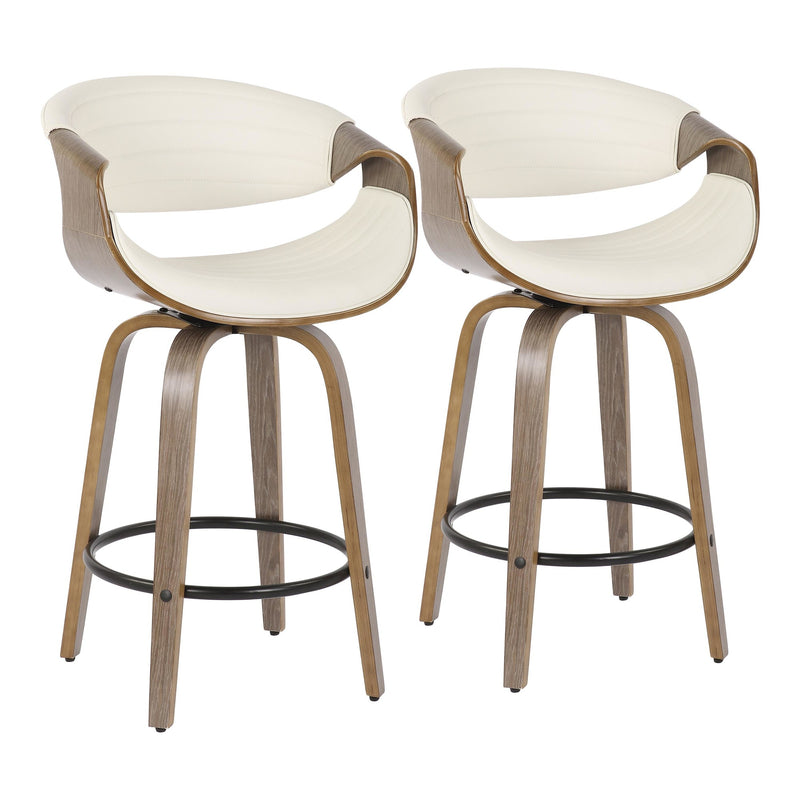 LumiSource Symphony Counter Stool - Set of 2-8