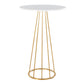 Canary Cece Bar Table Gold White By LumiSource | Bar Tables | Modishstore - 3