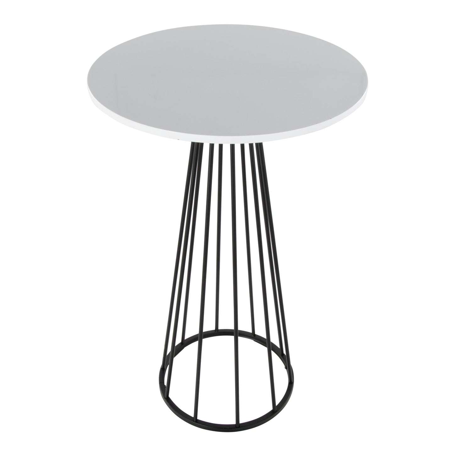 Canary Cece Bar Table Gold White By LumiSource | Bar Tables | Modishstore - 8