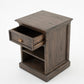 Bedside Table with Shelves By Novasolo - T764BW | Nightstands | Modishstore - 5