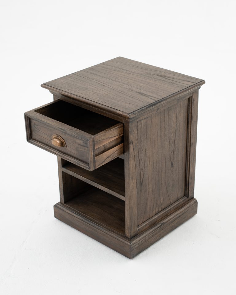 Bedside Table with Shelves By Novasolo - T764BW | Nightstands | Modishstore - 5