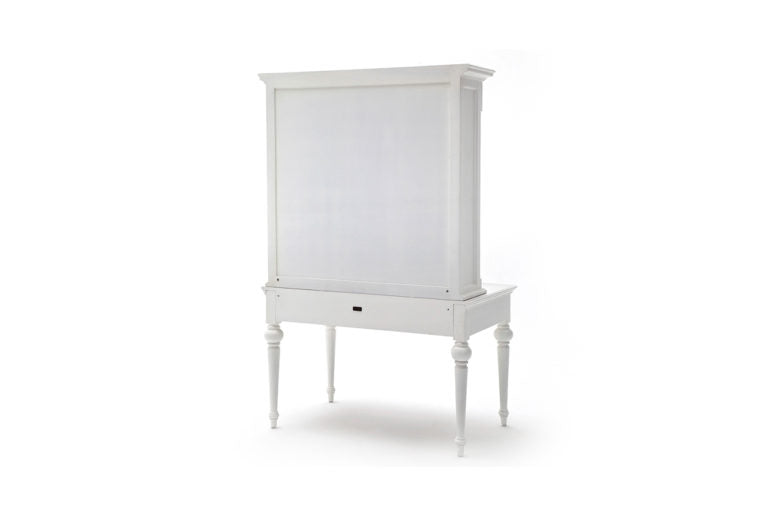 Secretary Desk with Hutch By Novasolo - T771 | Desks | Modishstore - 6