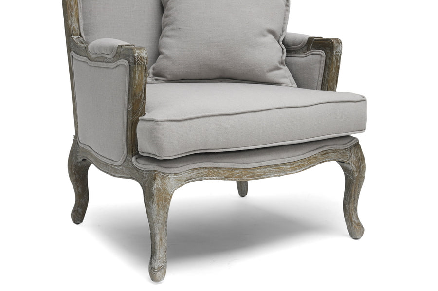 baxton studio constanza classic antiqued french accent chair | Modish Furniture Store-5
