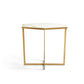 Palais Marble Hexagonal Gold Table By Tozai Home | End Tables | Modishstore
