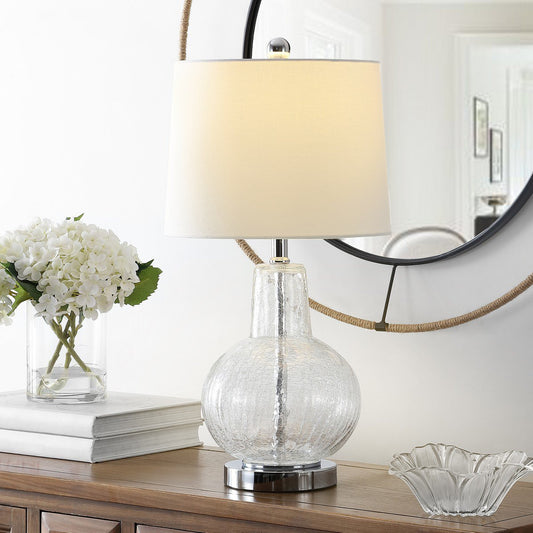 Safavieh Atlas Table Lamp - Clear Crackle | Table Lamps | Modishstore