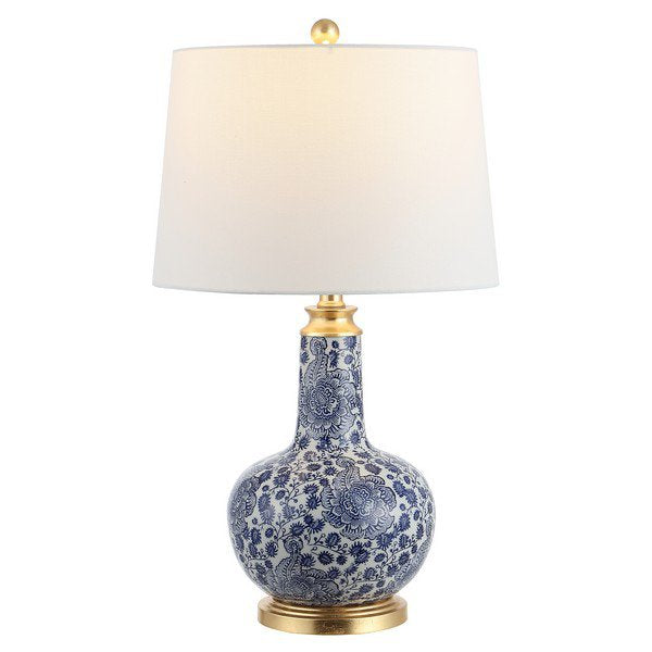 Safavieh Leia Ceramic Table Lamp - Blue | Table Lamps | Modishstore - 2