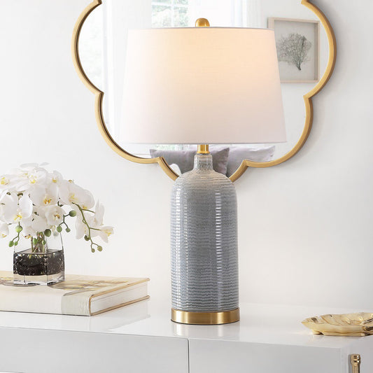Safavieh Stark Glass Table Lamp - Blue | Table Lamps | Modishstore