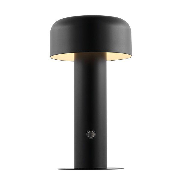Safavieh Mayella, 11 Inch, Black, Iron, Rechargeable Led Table Lamp? - Black | Table Lamps | Modishstore - 2