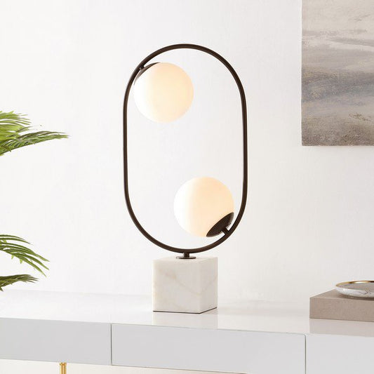 Safavieh Imrie Table Lamp - White | Table Lamps | Modishstore