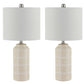 Safavieh Rhett Ceramic Table Lamp Set Of 2 - Ivory | Table Lamps | Modishstore
