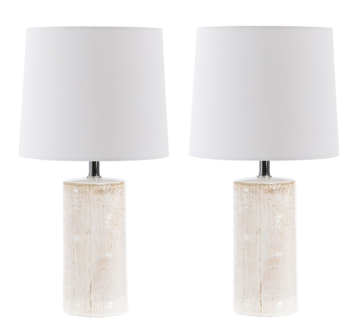 Safavieh Jonie Ceramic Table Lamp Set Of 2 - Ivory | Table Lamps | Modishstore