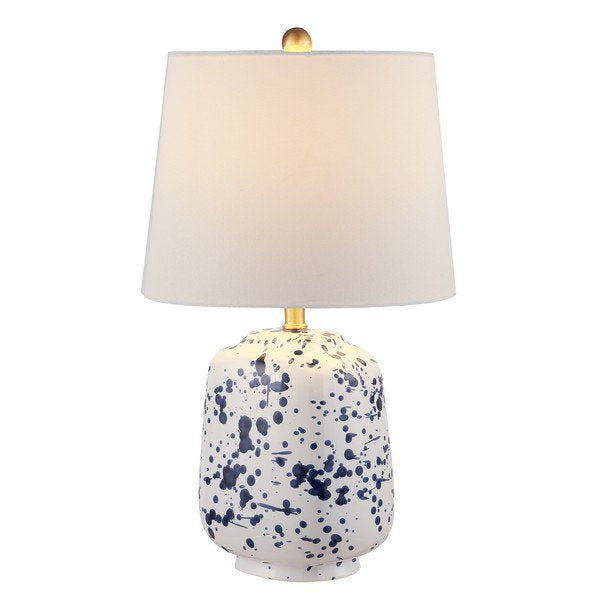 Safavieh Greyon Ceramic Table Lamp - Navy Blue | Table Lamps | Modishstore - 2