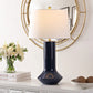 Safavieh Wells Ceramic Table Lamp - Navy Blue | Table Lamps | Modishstore - 3