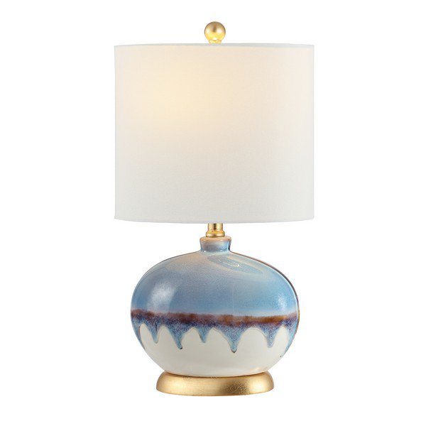 Safavieh Koa Ceramic Table Lamp - Blue | Table Lamps | Modishstore - 2