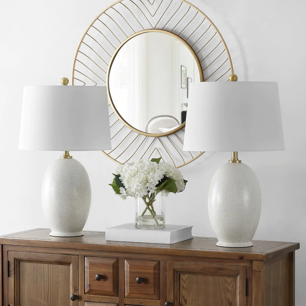 Safavieh Vemeli Table Lamp Set Of 2 - Cream | Table Lamps | Modishstore - 4