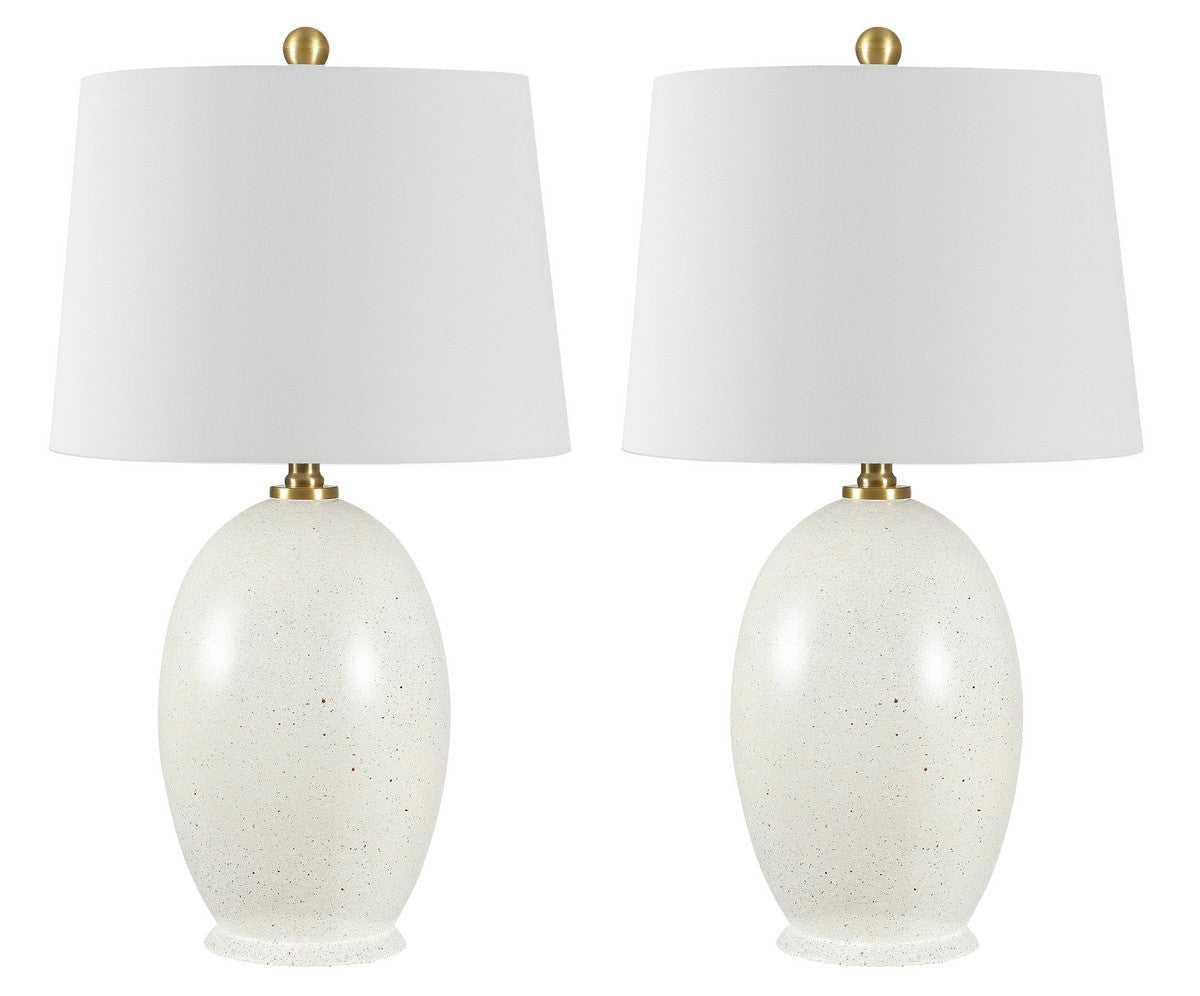 Safavieh Vemeli Table Lamp Set Of 2 - Cream | Table Lamps | Modishstore - 2