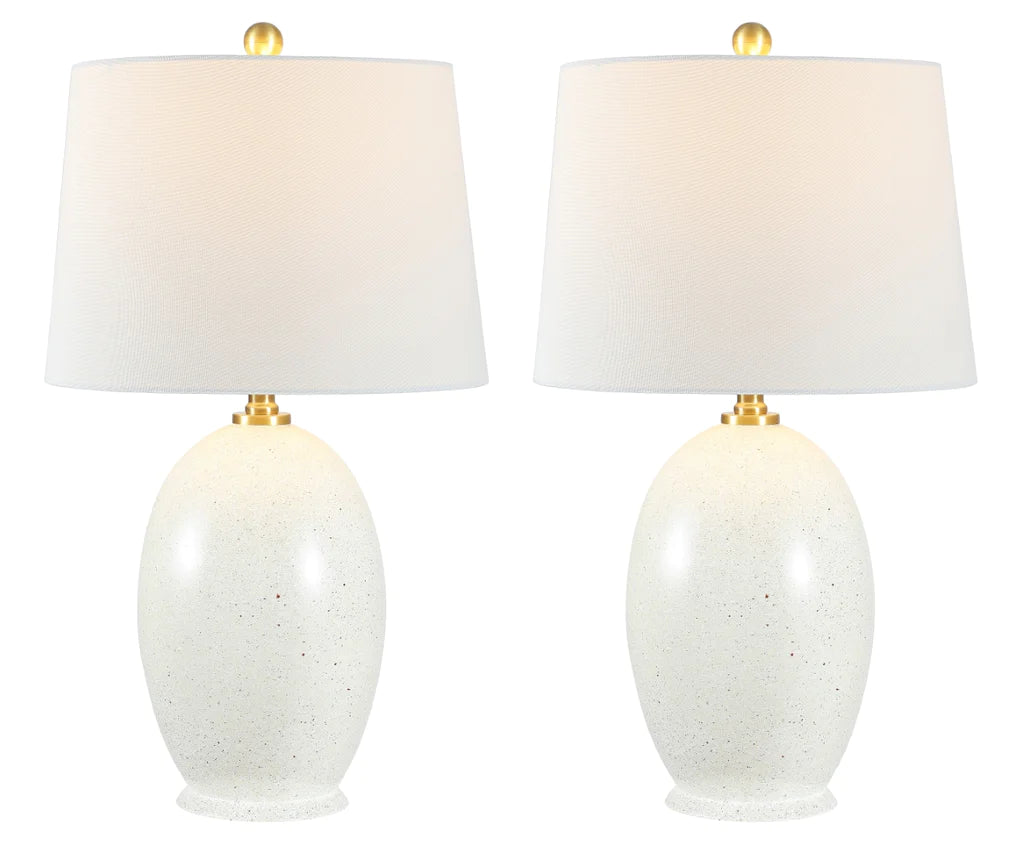 Safavieh Vemeli Table Lamp Set Of 2 - Cream | Table Lamps | Modishstore - 3