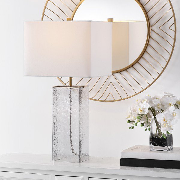 Safavieh Memris Table Lamp - Grey | Table Lamps | Modishstore