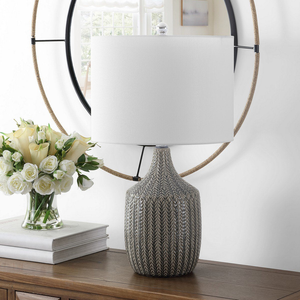 Safavieh Secia Table Lamp - Grey | Table Lamps | Modishstore - 3