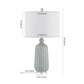 Safavieh Amberly Table Lamp - Reactive Grey | Table Lamps | Modishstore - 3