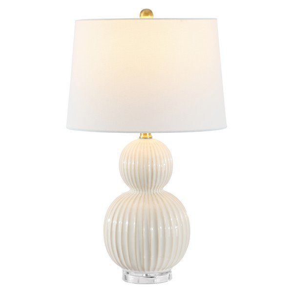 Safavieh Zarren, 25 Inch, Ivory, Ceramic Table Lamp - Ivory | Table Lamps | Modishstore - 2