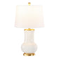 Safavieh Emberson, 25 Inch, Ivory/Gold, Ceramic Table Lamp - Ivory | Table Lamps | Modishstore - 2