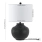 Safavieh Hemper Table Lamp - Matte Black | Table Lamps | Modishstore - 3
