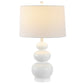Safavieh Demena Table Lamp - White | Table Lamps | Modishstore - 2
